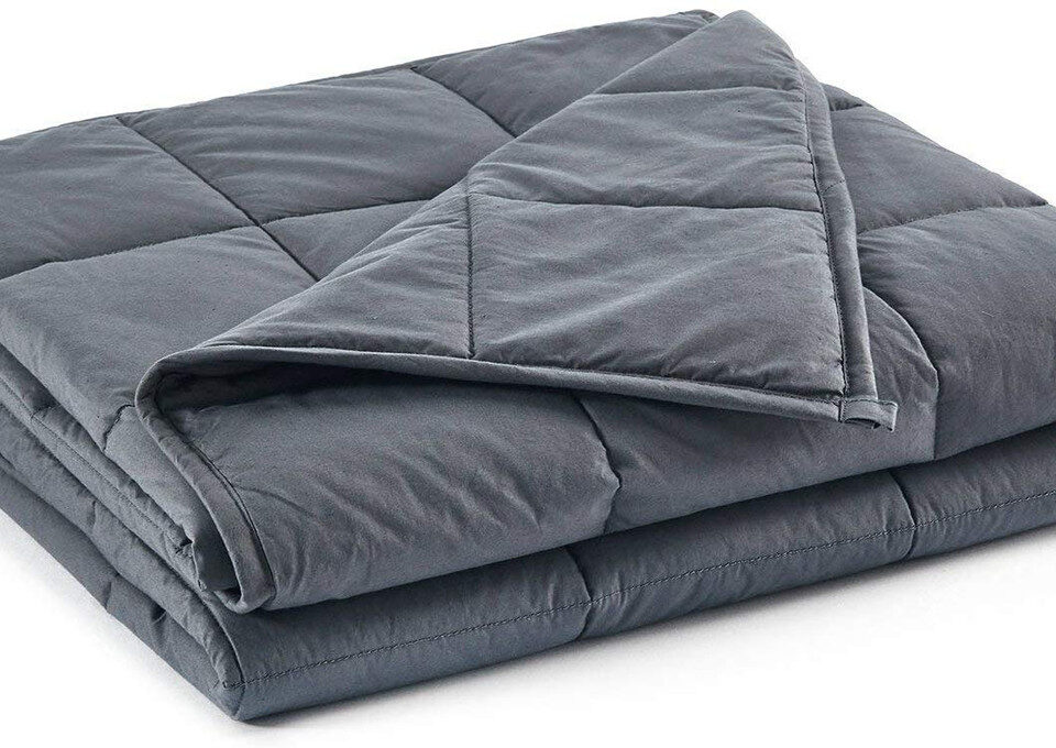 this is a photo of a weighted blanket