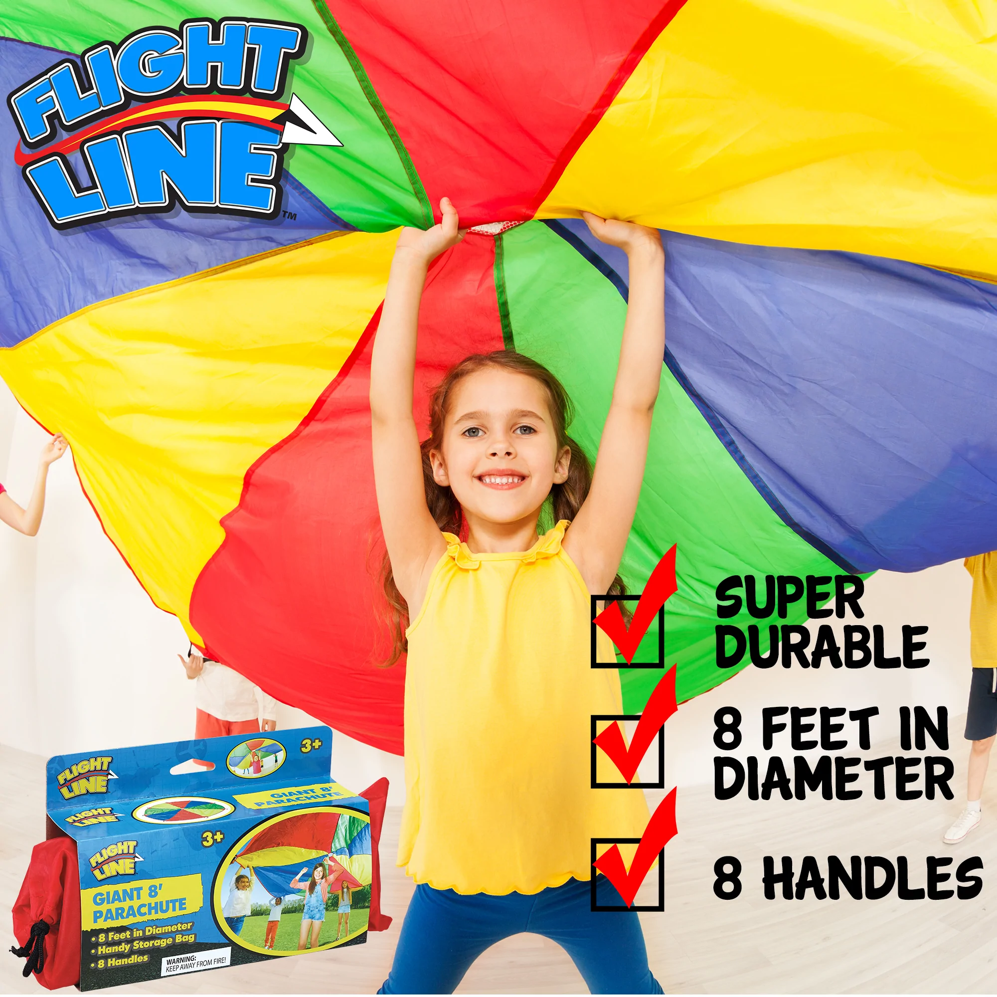 8-foot Parachute for Kids | Stacys Sensory Solutions