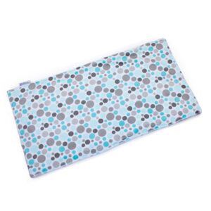 Lap Blanket – Blue & Gray Bubbles