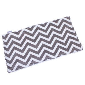 Lap Blanket – Gray & White Chevron