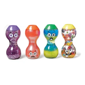 Express Your Feelings Sensory Bottles - Embarrassed, Silly, Surprised, and Loved