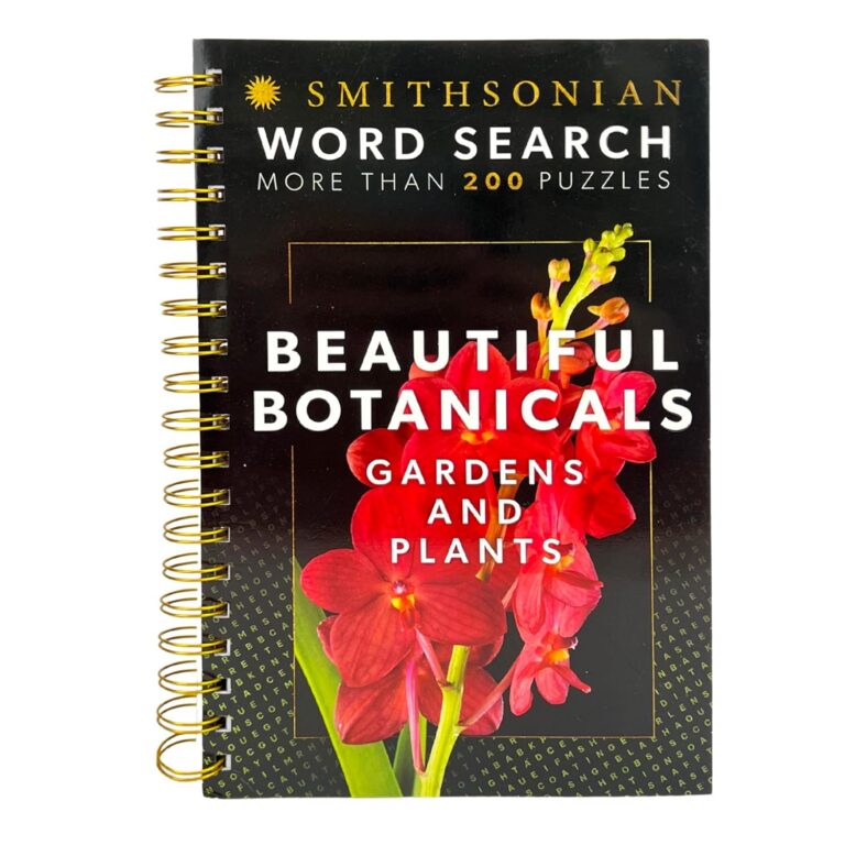 Beautiful botanicals word search front cover