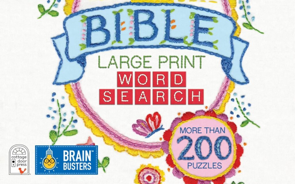Bible large print word search