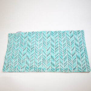 Lap Blanket – Aruba Blue Herringbone