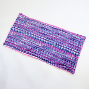 Lap Blanket – Vibrant Pink Stripes