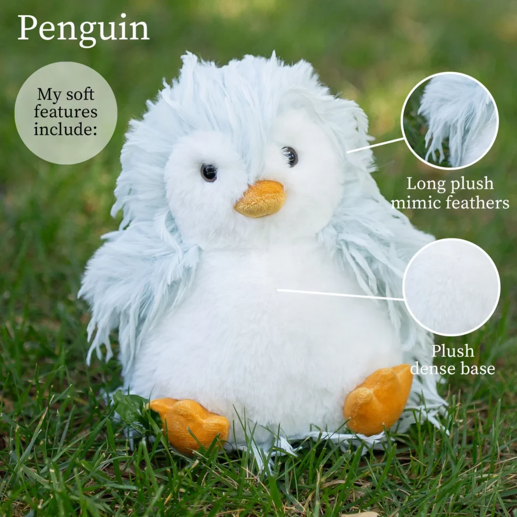 Long plush feathers and a dense base.
