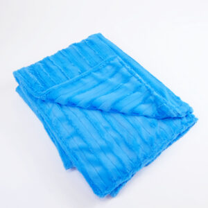 Custom Weighted Teen/Adult Blanket (48" x 72") - Ribbed Turquoise